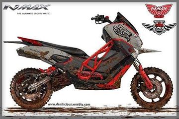 Honda Adv Modif Trail. Skuto Honda ADV150 Dibikin Gigit Jari, Ini Penampakan Yamaha