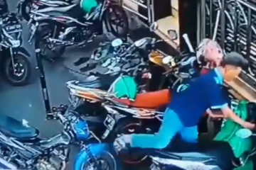 Kunci T Maling Motor. Tanpa Kunci T, Maling Motor Yang Tertangkap Ini Hanya Andalkan
