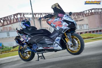 Modif Helm Yamaha. Berawal Dari Helm, Yamaha TMAX Berjubah Ala Arai Quantum-X