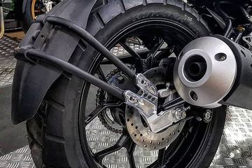 Cara Pasang Mudguard Motor. Yamaha XSR 155 Aman Cipratan, Pasang Mud Guard, Tampilan