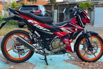 Suzuki Satria Fu Modifikasi Standar. Sekilas Standar, Modif Suzuki Satria F150 Ini Main Detail, Dilihat