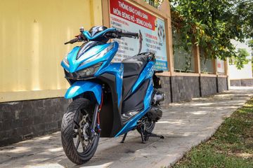 Vario Biru Muda. Honda Vario 150 Makin Istimewa, Diberi Kelir Biru dan Part-part