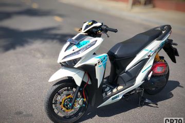 Vario Double Disc. Honda Vario Makin Sangar, Rem Depan Diupgrade Jadi Double Disc