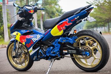 Mx King Tapak Lebar. Trik Modifikasi Yamaha MX King 150 Sematkan Kaki Belakang