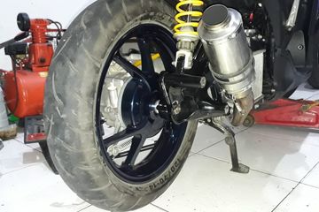 Cara Pasang Velg Aerox Di Vario. Pasang Pelek Belakang Yamaha Lexi di Yamaha Aerox 155