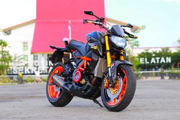 Headlamp Vixion Modifikasi. Unik, Meski Berbodi Yamaha MT-15, Yamaha Vixion Ini Pakai