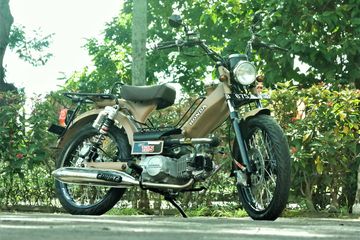 Motor Modif Retro. Honda Supra Fit Kena Modif, Tampang Berubah Jadi Retro Ala