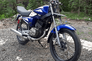 Rx King Modifikasi Air Brush. Biar Tua Tetap Gaya, Yamaha RX-King Ini Kena Repaint Plus Airbrush