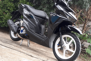 Modifikasi Pelek Vario 150. Klopnya Modifikasi Honda Vario 150 Pakai Pelek Palang 5 Satu Ini