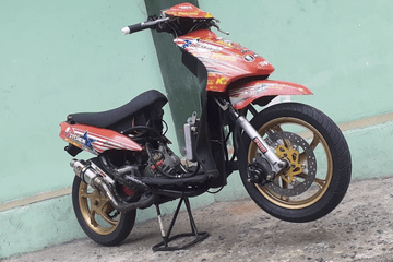 Mio Soul Modif Road Race. Gokil Ini Spek Gahar Modifikasi Yamaha Mio Sporty Berdarah Road