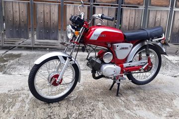 Motor A100 Suzuki. Restorasi Suzuki A100 1973, Butuh Waktu Dua Tahun Sampai Jadi