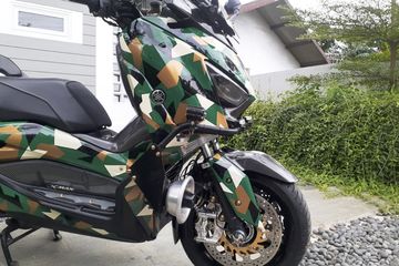 Nmax Modif Xmax. Yamaha XMAX Touring Ini Perkuat Kaki-kaki, Upgradenya Lebih