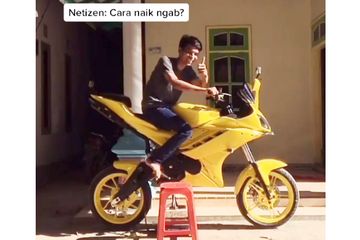 R15 Kuning Modifikasi. Viral Yamaha R15 Dibikin Jangkung, Netizen Bingung Cara Naik