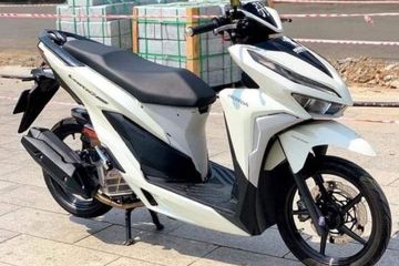 Modifikasi Vario 150 Putih 2019. Honda Vario 150 Jadi Elegan, Bodi Putih Mulus, Modifikasinya