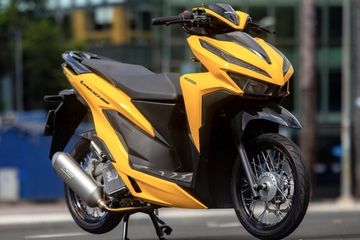 Modifikasi Vario 150 Warna Kuning. Honda Vario 150 Berjubah Kuning, Tambah Aduhai Berpelek Jari