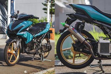 Yamaha Aerox Modif. Mesin Yamaha Aerox Berontak, Bore Up Jadi 183cc Gayanya