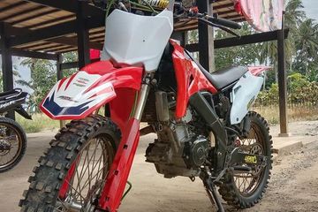 Modifikasi Yamaha Vixion Trail. Bikin Pangling, Yamaha V-Ixion Mutasi Jadi Trail, Campuran Tiga