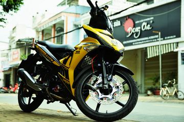 Mx King Kuning. Yamaha MX King 150 Pakai Livery Movistar Kuning, Kakinya Full