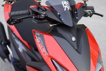 Modifikasi Aerox 155 Pakai Pelek Ring 17. Modifikasi Yamaha Aerox 155, Pakai USD dan Pelek Aluminium 17