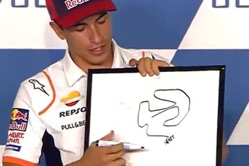 Sketsa Sirkuit Motogp. Adu Menggambar Layout Sirkuit Misano Dengan Mata Tertutup