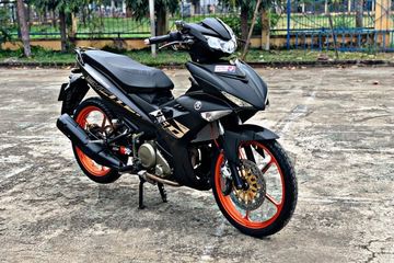 Mx King Hitam Modif. Yamaha MX King 150 Misterius Berjubah Hitam Plus Kaki-kaki