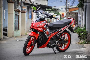 Jupiter Mx 135 Merah. Yamaha Jupiter MX 135 Merah Merona, Kena Ubahan Simpel