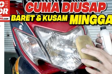 Cara Membuat Mika Lampu Motor. Cara Bikin Mika Lampu Motor Kusam dan Baret Kembali Kinclong