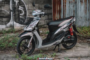 Modifikasi Motor Mio Lama. Yamaha Mio Lama Tampil Beda, Detail Bodi Rapi, Pengereman