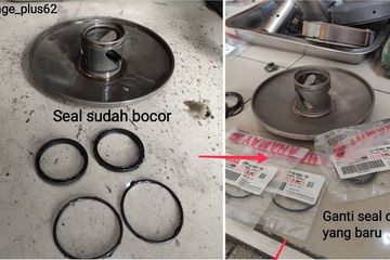 Karet Motor Matic. Idih.. Transmisi CVT Motor Matic Bisa Selip Gara-gara Karet Kecil Ini