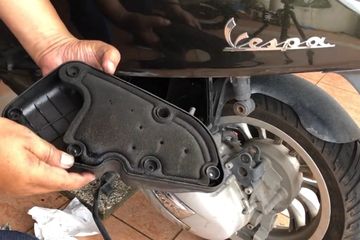 Filter Udara Matic. Berbeda dengan Motor Matic Jepang, Filter Udara Vespa Matic Bisa