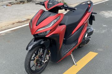 Modifikasi Vario 150 Warna Merah Dop. Honda Vario 150 Berjubah Merah Doff, Ubahan Serba Istimewa