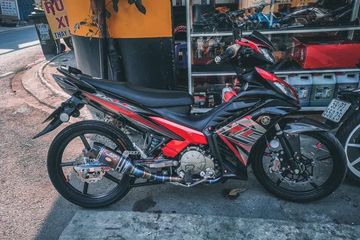 Batok Mx King. Yamaha Jupiter MX 135, Pasang Kepala MX King 150 dan Kaki Full