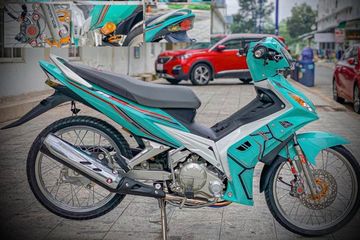 Modifikasi Jupiter Mx Jari Jari. Yamaha Jupiter MX 135 Berbaju Tosca Klop Pakai Pelek Jari-jari