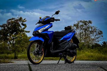 Modif Vario 150 Velg 17. Honda Vario 150 Berkaki Jenjang, Andalkan Pelek Jari-jari 17 Inci