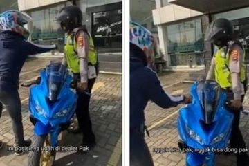 Dealer Kawasaki Bandar Lampung. Awalnya Geger, Pengendara Kawasaki ZX-25R yang Disebut