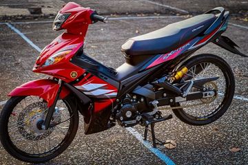 Jupiter Mx Modif. Modif Kece Yamaha Jupiter MX 135, Pasang Aksesori Mewah dan