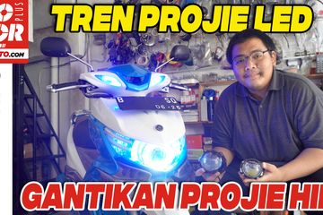 Cara Memasang Lampu Projie Led. Ini yang Membuat Bikers Beralih dari Lampu Projie HID ke Projie LED