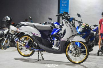 Mio Fino Modif. Thailand Punya Gaya, Yamaha Fino Berhias Part Mewah Pakai