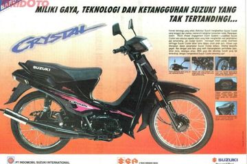 Harga Motor Jet Cooled. Suzuki Crystal dan RGR 150 Sekarang Diburu Kolektor Motor 2-Tak