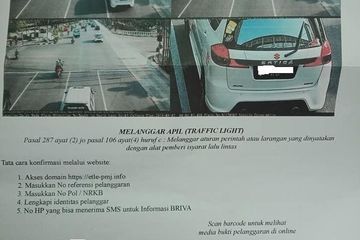 Contoh Tilang Elektronik. Pelanggaran Tilang Elektronik Termahal, Pengemudi Bisa Kena