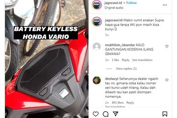 Cara Menyalakan Motor Vario. Begini Cara Nyalain Motor Honda Kalau Baterai Kunci Keyless