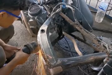 Las Rangka Motor. Segini Biaya Perbaikan Rangka Motor di Bengkel Spesialis, Mahal