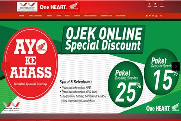 Service Ahass Terdekat. Diskon Hingga 25 Persen Servis Buat Ojek Online, Yuk Ke AHASS