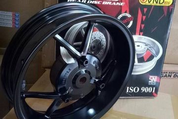 Aerox Double Disk. Enggak Perlu Custom, Ukuran Pas, Nih Pelek Rem Cakram