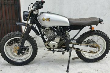 Klx 150 Modif Keren. Jangan Supermoto Mulu, Kawasaki KLX 150 Juga Keren Jadi