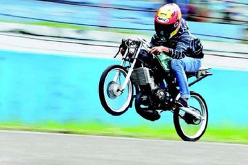 Korek Ninja Rr Drag. Pernah Raja di Sentul, Ini Spek Korekan Ninja 150 Garapan GMM