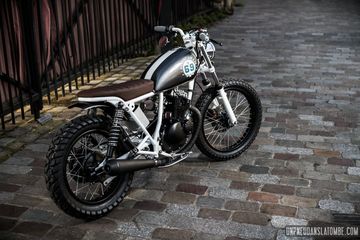 Modifikasi Suzuki Thunder. Bergaya Street Tracker, Bisa Jadi Panduan Modif Suzuki Thunder