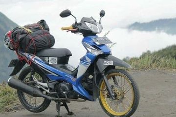 Gear Supra X 125 Biar Tarikan Enteng. Obat Ampuh, Honda Supra X 125 Pun Kuat Nanjak Lagi
