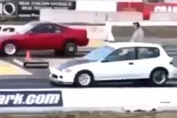 Start Drag Bike. Ngakak! Ini yang Terjadi Jika Kamu Salah Start Drag Race Pakai