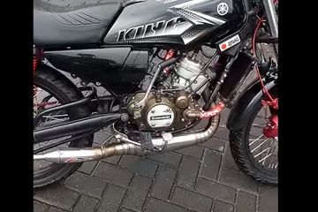 Modif Rx King Mesin Ninja. Yamaha RX-King Pakai Mesin Kawasaki Ninja 2-Tak, Suaranya
